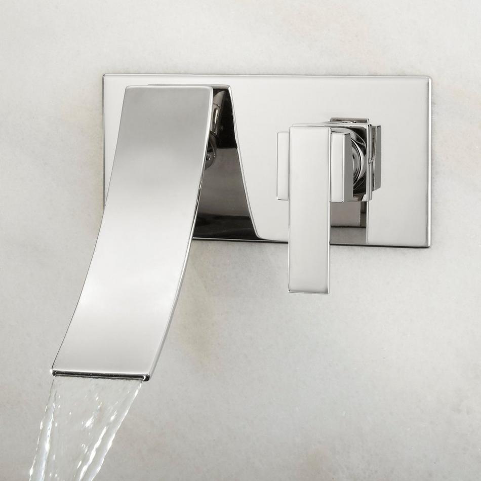 Reston Wall-Mount Waterfall Bathroom Faucet, , large image number 2