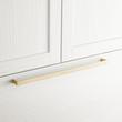 24" Grohl Hammered Brass Appliance Pull - Satin Brass, , large image number 0