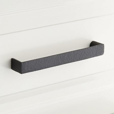 Grohl Hammered Brass Cabinet Pull