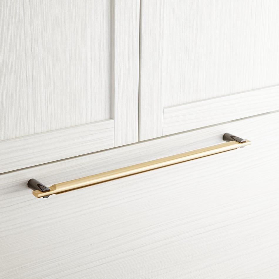 Masella Solid Brass Appliance Pull, , large image number 2