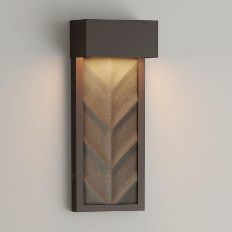 6" Dilling Outdoor Entrance Wall Sconce - Champagne Bronze