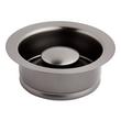 3-1/2" Kitchen Sink Basket Strainer or Garbage Disposal Flange - Gunmetal Black Finish, , large image number 1