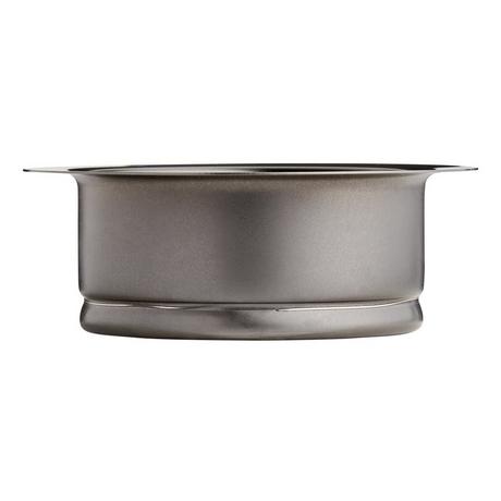 3-1/2" Kitchen Sink Basket Strainer or Garbage Disposal Flange - Gunmetal Black Finish