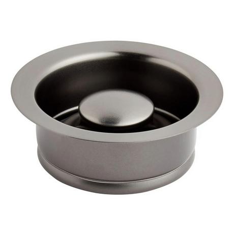 3-1/2" Kitchen Sink Basket Strainer/Garbage Disposal Flange - Set of 2 - Gunmetal Black Finish
