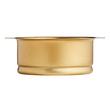 3-1/2" Kitchen Sink Basket Strainer or Garbage Disposal Flange - Matte Gold Finish, , large image number 3