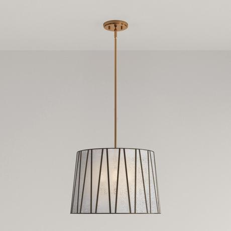 Oakbank 4-Light Pendant - Antique Brass/Dark Bronze