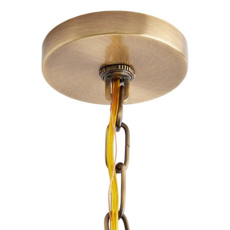 Van Noord 5-Light Pendant - Aged Brass