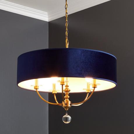 Van Noord 5-Light Pendant - Aged Brass
