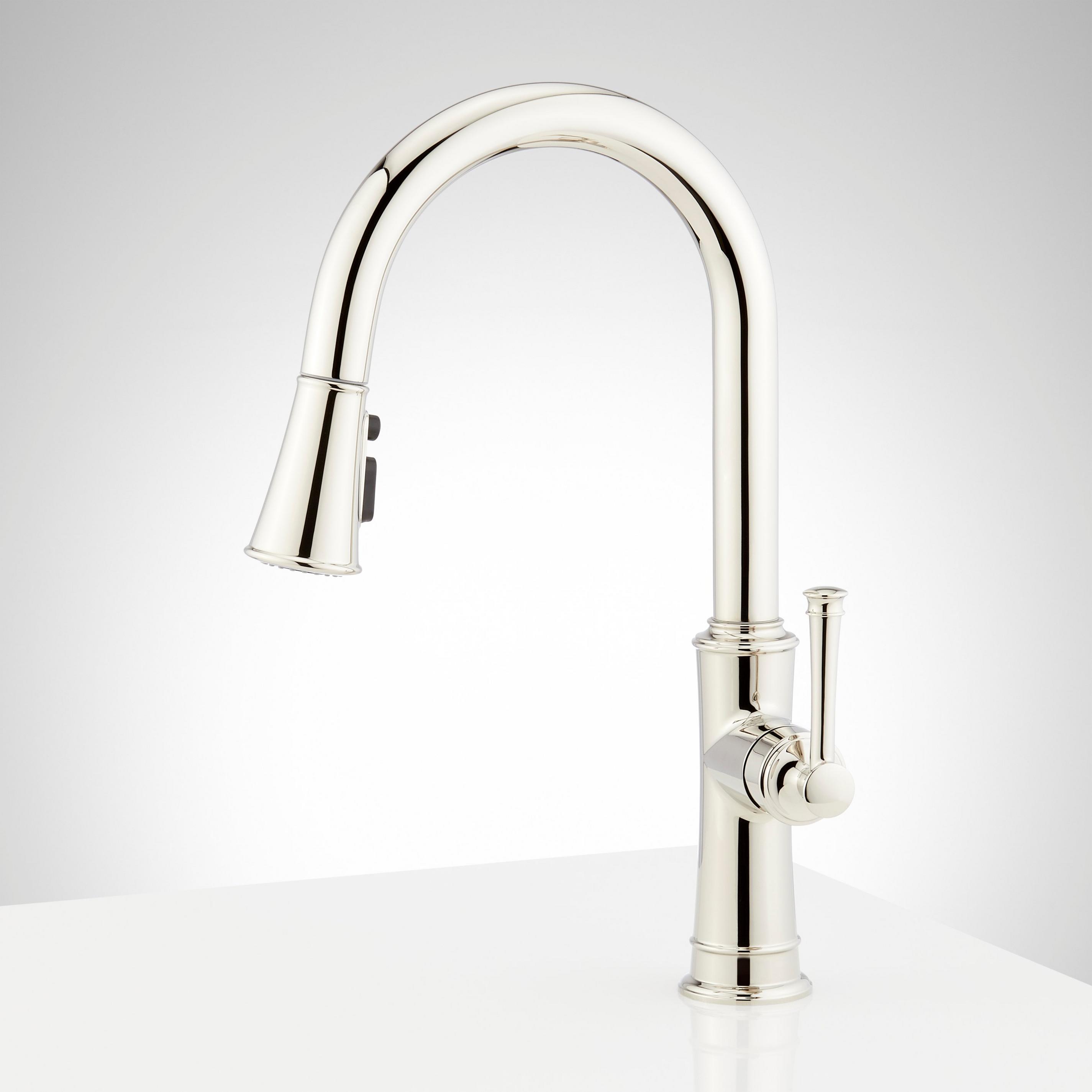 Beasley Single-Hole Pull-Down Kitchen Faucet | Signature Hardware