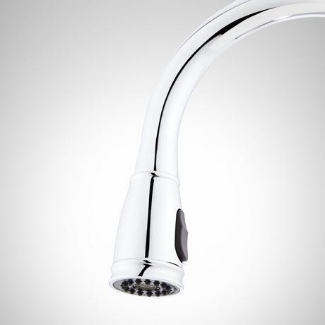 Cordelia Single-Hole Pull-Down Kitchen Faucet with Deck Plate
