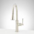 Beasley Single-Hole Pull-Down Kitchen Faucet with Deck Plate, , large image number 2