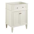 24" Elmdale Vanity for Rect Undermnt Sink - White - Carrara Marble 8" - Sink, , large image number 1