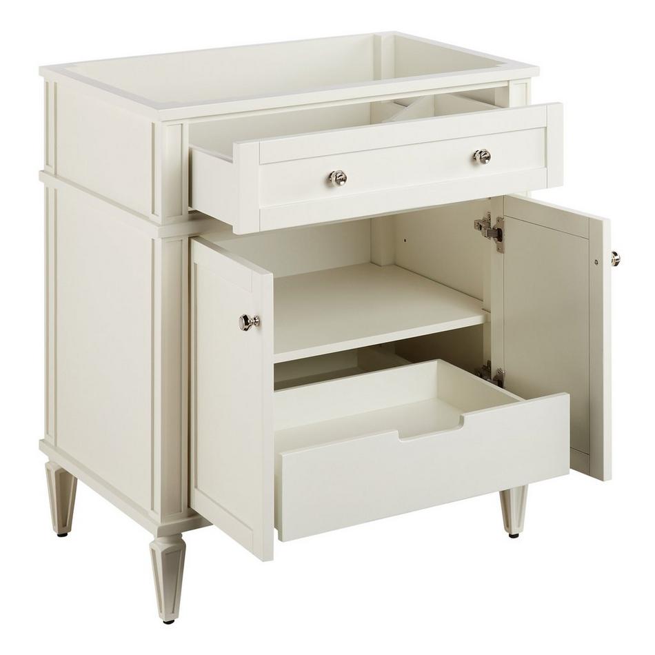 30" Elmdale Vanity - White - Vanity Cabinet Only, , large image number 1