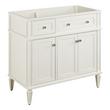 36" Elmdale Vanity for Right Offset Rectangular Undermount Sink - White, , large image number 1