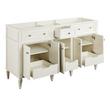 60" Elmdale Double Vanity for Undermount Sinks - White, , large image number 3
