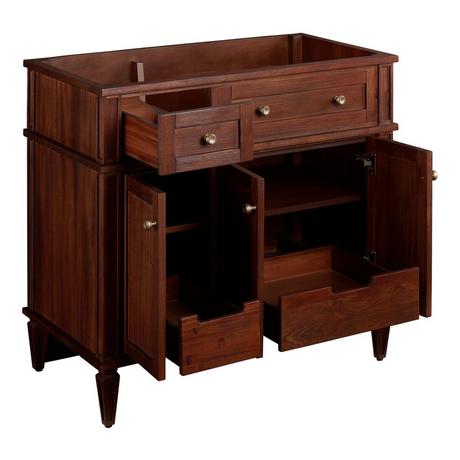 36" Elmdale Vanity - Antique Brown - Vanity Cabinet Only