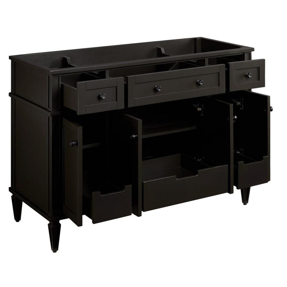 48" Elmdale Vanity - Charcoal Black - Vanity Cabinet Only, , large image number 1