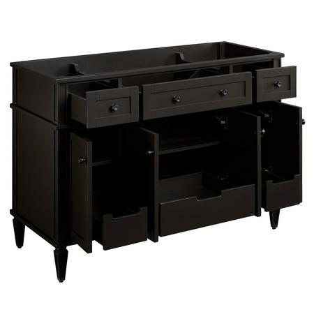 48" Elmdale Vanity - Charcoal Black - Vanity Cabinet Only