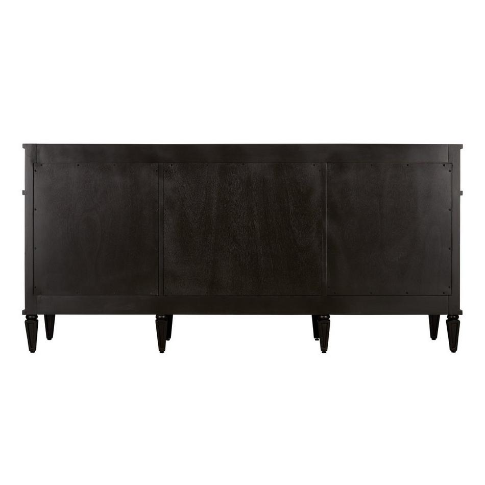 72" Elmdale Double Vanity - Charcoal Black - Vanity Cabinet Only, , large image number 3