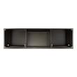 72" Elmdale Double Vanity for Undermount Sinks - Charcoal Black, , large image number 4
