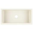 36" Mitzy Fireclay Reversible Farmhouse Sink - Smooth Apron - Biscuit, , large image number 4