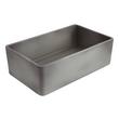 33" Baylor Reversible Fireclay Farmhouse Sink - Smooth Apron - Smoke Gray, , large image number 2