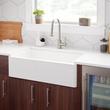33" Totten Granite Composite Farmhouse Sink - White, , large image number 0