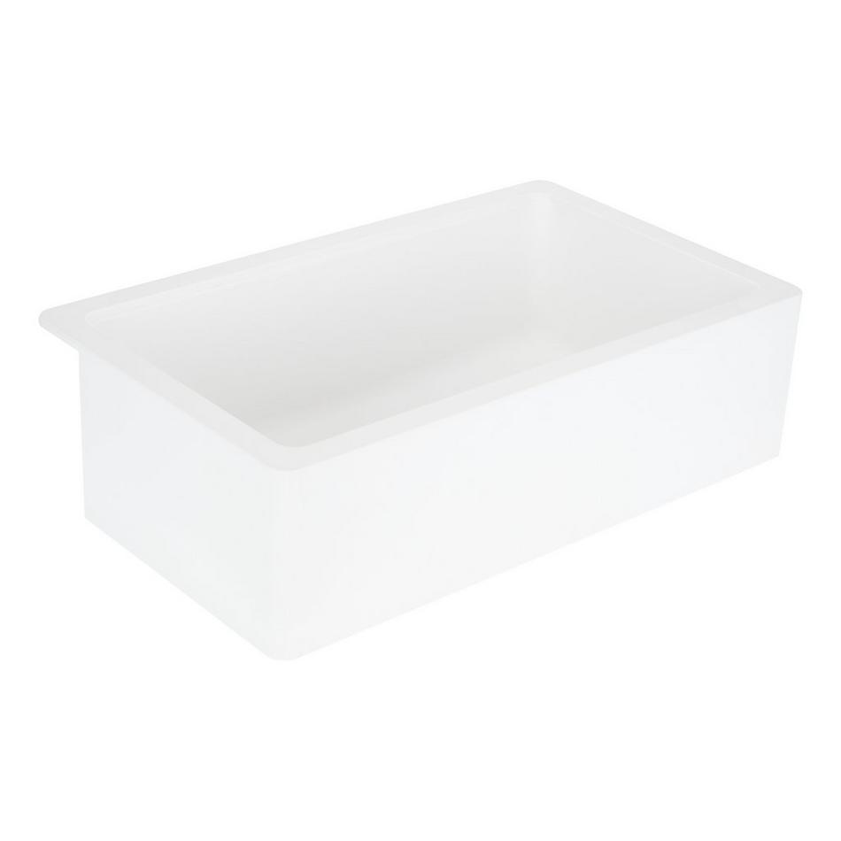 33" Totten Granite Composite Farmhouse Sink - White, , large image number 1