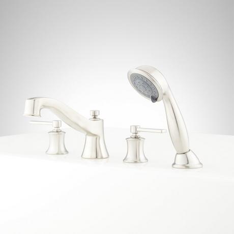 Pendleton 4-Hole Roman Tub Filler and Hand Shower
