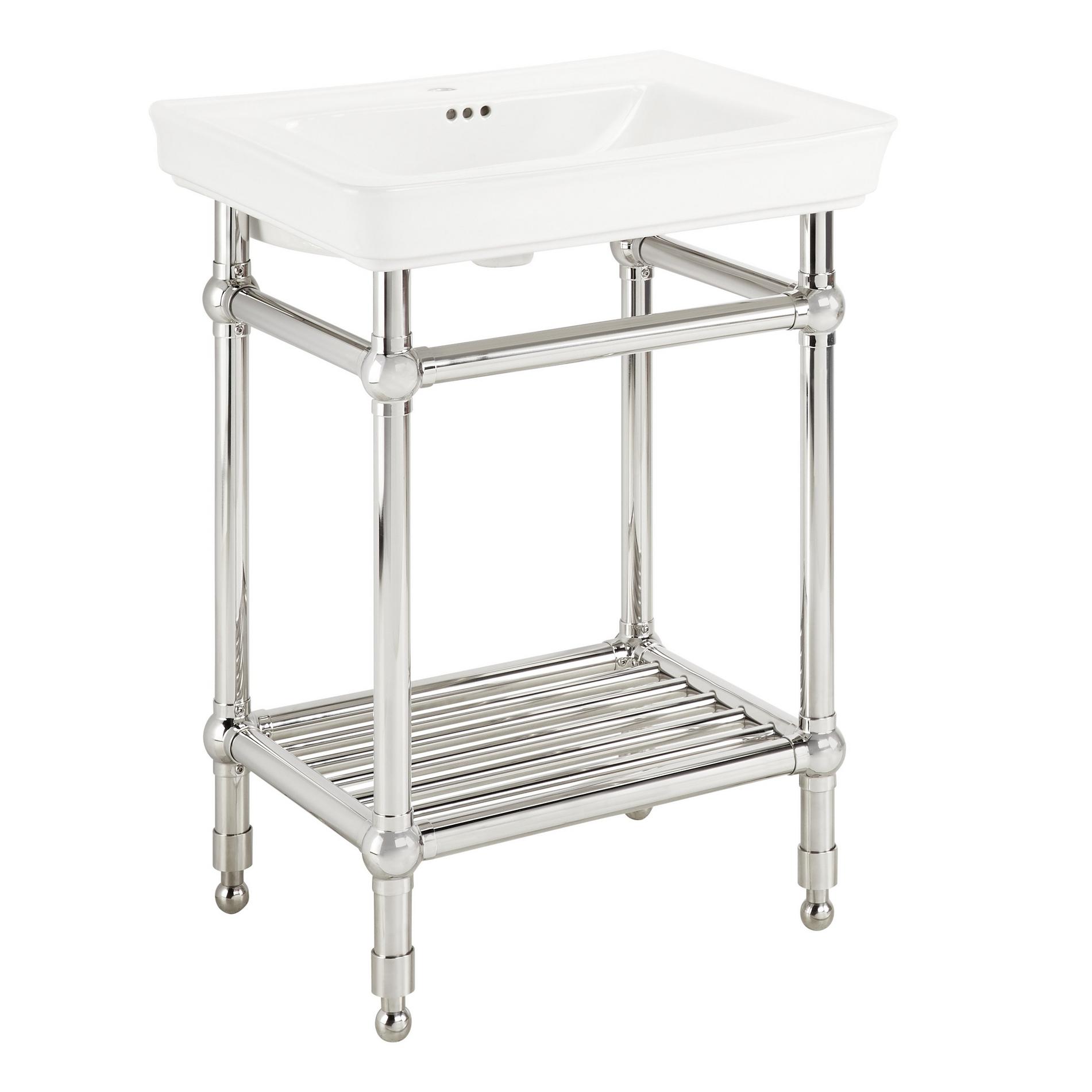 26" Eastcott Console Sink with Traditional Top Single Hole