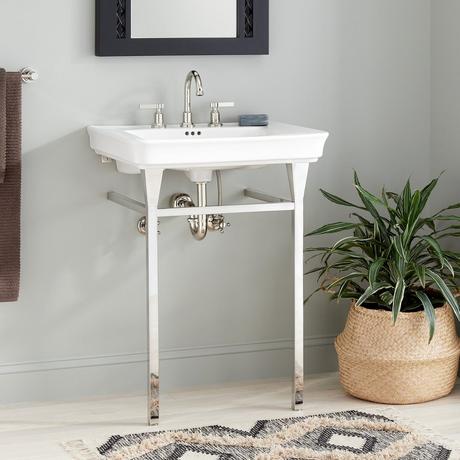 26" Bayhaven Console Sink with Traditional Top