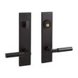 Tolland Brass Entrance Door Set - Lever Handle - 2-3/8 Backset - Right Hand - Matte Black, , large image number 0