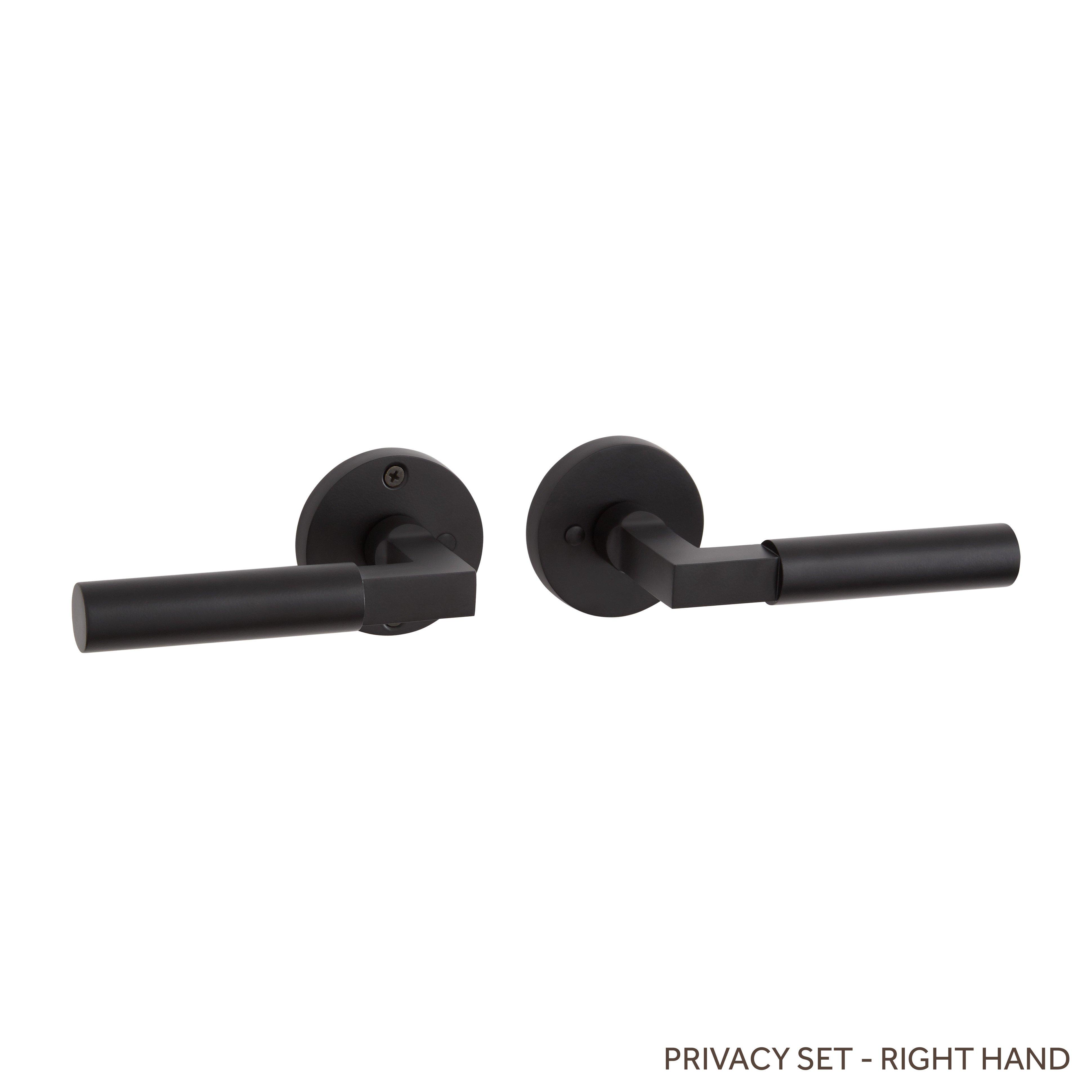 Interior door lever clearance sets