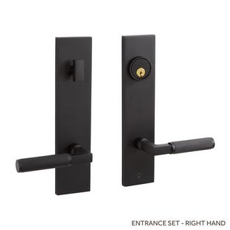 Satcher Brass Entrance Door Set - Lever Handle - Right Hand | Signature ...