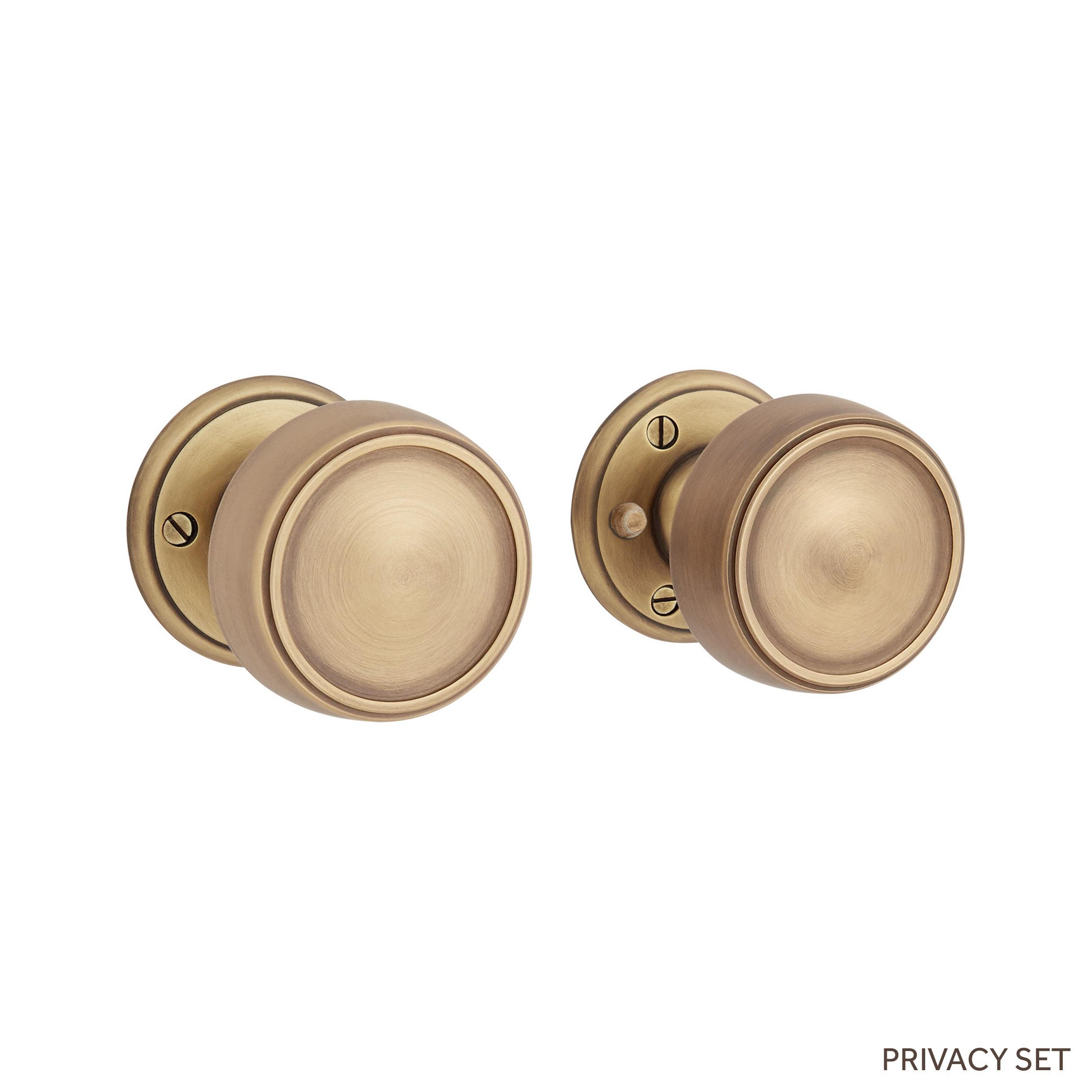 Beaufort Interior Door Knob Set Privacy Signature Hardware