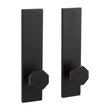 Ambrus Solid Brass Dummy Entrance Door Set - Octagonal Knob - Matte Black, , large image number 0