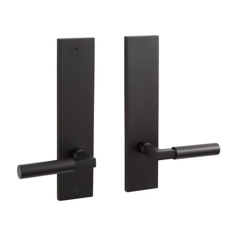 Tolland Solid Brass Dummy Entrance Set with Lever Handle