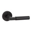 Tolland Brass Dummy Interior Door Plate - Lever Handle - Right Hand - No Backset - Satin Black, , large image number 0