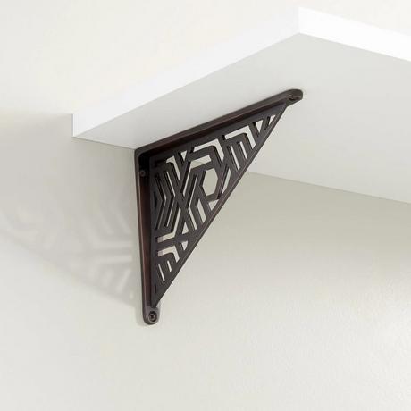 Hendrox Solid Brass Shelf Bracket