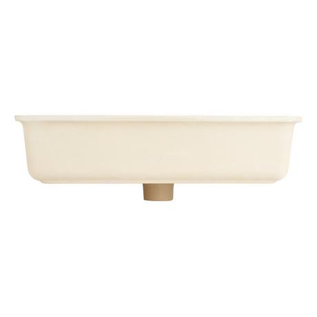 21" Destin Rectangular Porcelain Undermount Bathroom Sink