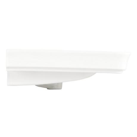 Traditional Porcelain Wall-Mount Sink
