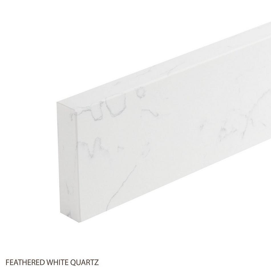25" 3cm Quartz Vanity Backsplash, , large image number 1