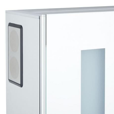 Seren Lighted Medicine Cabinet with Tunable LED and Wireless Speaker