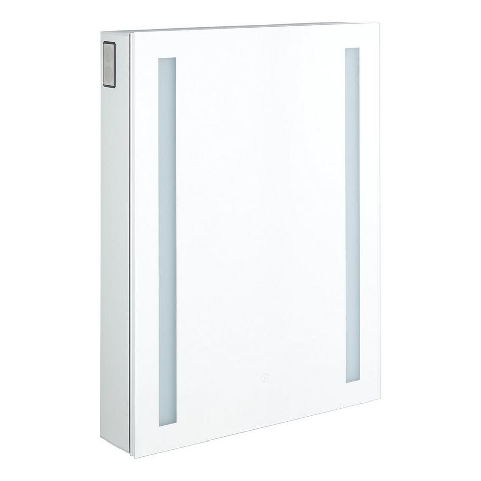 24" Seren Lighted Medicine Cabinet with Tunable LED and Wireless Speaker, , large image number 4