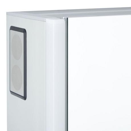 Leda Lighted Medicine Cabinet with LED and Tunable Wireless Speaker 