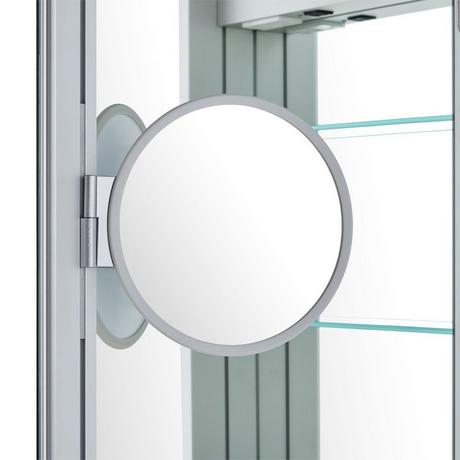 Leda Lighted Medicine Cabinet with Tunable LED and Wireless Speaker