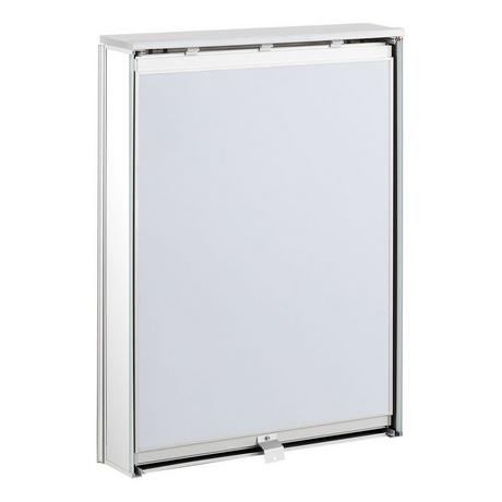 Pallas Lighted Medicine Cabinet with Tunable LED and Electrical Outlet