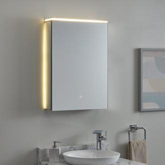 Pallas Lighted Medicine Cabinet with Tunable LED and Electrical Outlet ...