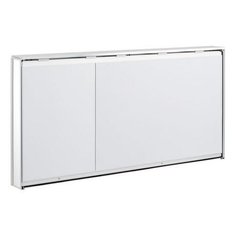 Pallas Lighted Medicine Cabinet with Tunable LED and Electrical Outlet