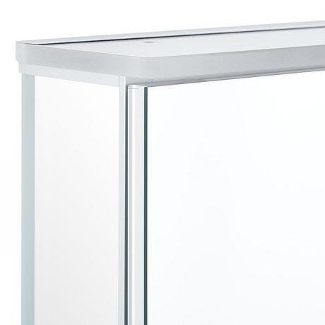 Pallas Lighted Medicine Cabinet with Tunable LED and Electrical Outlet